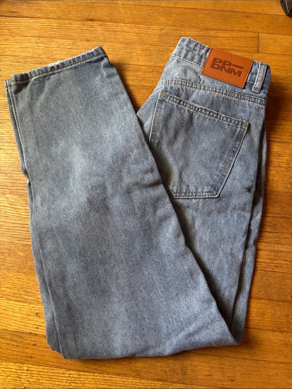 Princess Polly Straight Jeans in Light Blue Wash